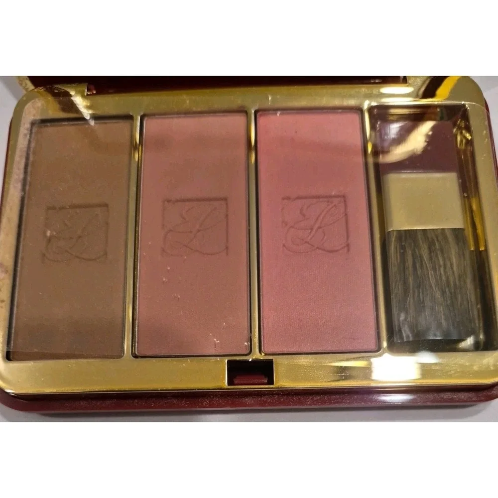 Estee Lauder Deluxe Makeup Palette All Over Face Compact Bronze Goddess HTF